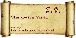 Stankovics Virág névjegykártya